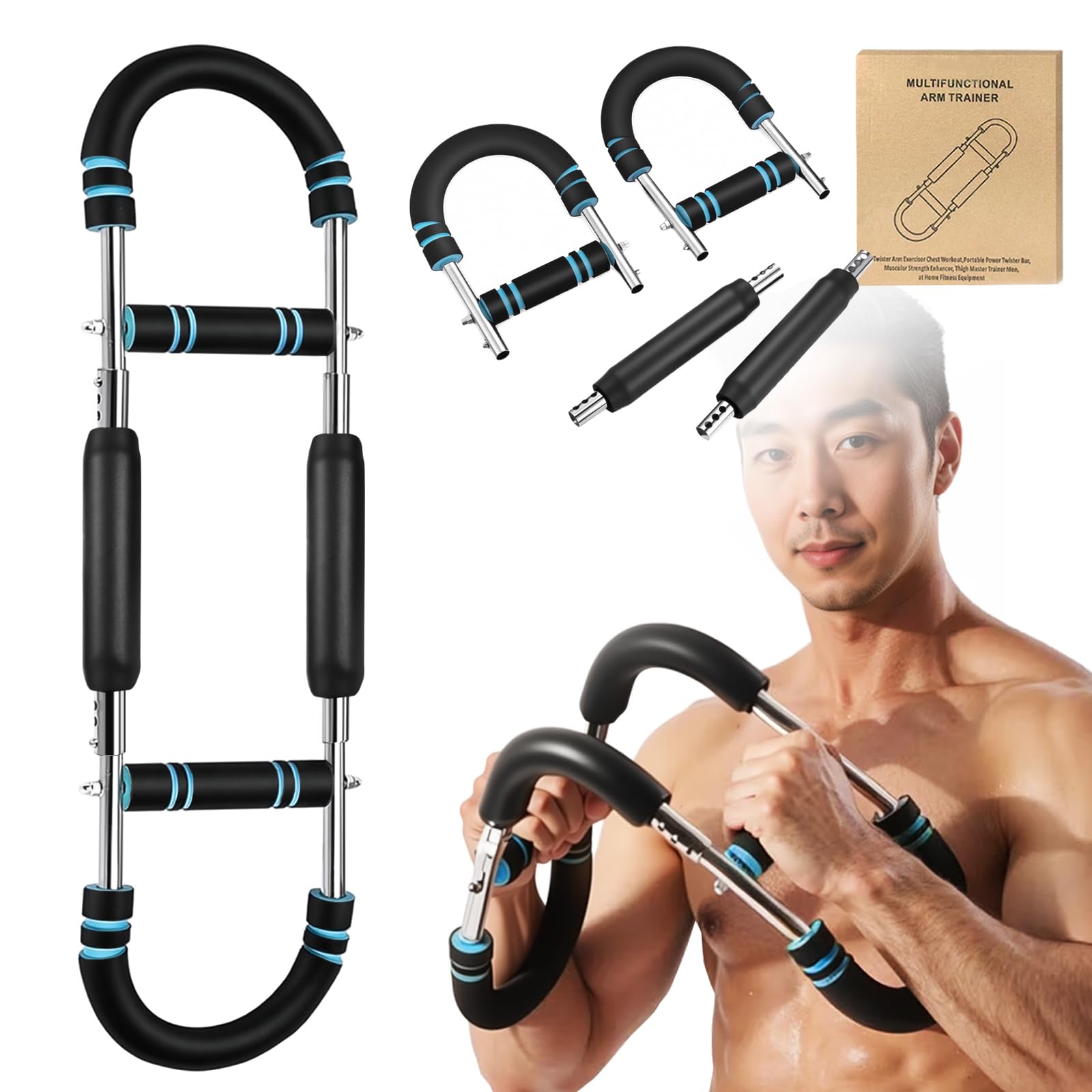 筋トレ　トレーニング器具 Amazon.co.jp: 【2025新登場モデル】 筋トレ器具 5段階強度調節